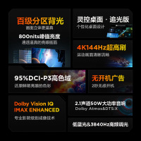 FFALCON雷鸟二级能效鹤6 24款65英寸分区背光4K 144Hz高刷 4+64GB 智能液晶65S575C Pro