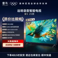 雷鸟 43雀5 25款 43英寸电视 4K高清远场语音 2+32GB大内存低蓝光护眼电视 43F295C