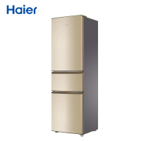 海尔(Haier)218升 三门海尔冰箱 中温软冷冻 三门三温区 节能 低温补偿 直冷小冰箱BCD-218STPS