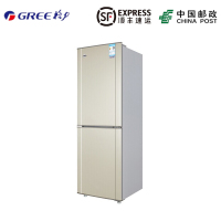 Gree/格力 晶弘 BCD-185C185升两门直冷家用节能小电冰箱低噪大冷冻力宿舍租房 时代金