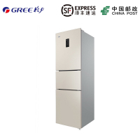 Gree/格力晶弘 BCD-231WETC电冰箱 风冷无霜 231升大容量三门冰箱节能净菌 时代金