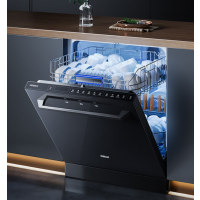 老板家用 F80X黑色洗碗机 15套 独嵌两用洗碗机