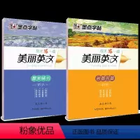 名著名篇+最美情书 [正版]字帖4本英语套装每天写一篇美丽英文励志演讲品悟人生美丽情书名著名篇大学生初高中英语斜体手写练