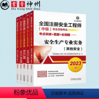 [正版]2023版注册安全工程师中级职业资格考试 共5册 安全生产法律法规+建筑施工安全+技术基础+安全生产管理+其他安