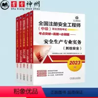 [正版]2023版注册安全工程师中级职业资格考试 共5册 安全生产法律法规+建筑施工安全+技术基础+安全生产管理+其他安