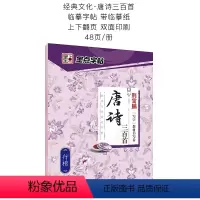 唐诗三百首·行楷 [正版]墨点字帖经典文化宋词三百首行楷字帖公务员成人学生行楷速成女生高中生硬笔书法行楷书临摹练习本荆霄