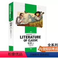 [分册名]稻草人 [正版][4本24元]鲁滨逊漂流记汕头大学出版社名师精读版学生版世界经典文学名著鲁宾逊漂流记必读丹尼尔