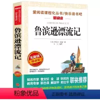 《鲁滨逊漂流记》 [正版]骑鹅旅行记 六年级 尼尔斯骑鹅旅行记原著完整版小学生初中生版课外阅读书籍经典儿童文学名著故事书