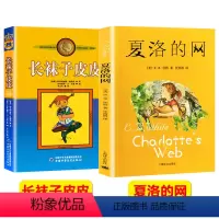 [2册]长袜子皮皮+夏洛的网 [正版]长袜子皮皮三年级中国少年儿童出版社 非注音版林格伦作品选集美绘版7-12岁儿童文学