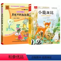 月光下的肚肚狼+小鹿斑比[2册] [正版] 月光下的肚肚狼注音版全彩图 冰波长篇童话 书籍6-7-8-9-10-12周岁