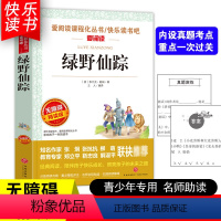 [五年级选读]绿野仙踪 [正版]四大名著小学生版全套4册 西游记原著快乐读书吧五年级下册课外书阅读老师青少年儿童三国演义