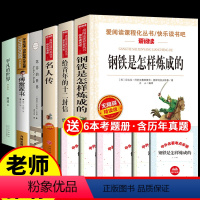 [全6册]八年级下册阅读书 [正版]钢铁是怎样炼成的原著必读完整版无删减小学版老师小学生10-15岁初中生语文八年级下册