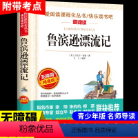 [无障碍阅读]鲁滨逊漂流记 [正版]大林和小林张天翼 小学生三年级四年级五年级上册下册阅读课外书必读的书籍 老师儿童文学