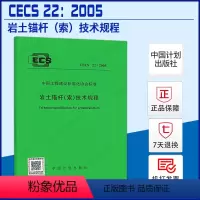 [正版]CECS 22:2005 岩土锚杆(索)技术规程