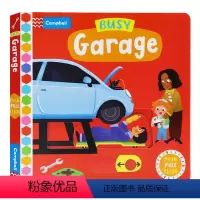 (新版)Busy系列:车库 [正版]148元8件busy系列绘本busy book忙碌机关操作推拉书英文原版campbe