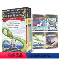 [新版 1-4 册 BOX]神奇树屋 梅林的任务 [正版]神奇树屋英语原版 Magic Tree House神奇树屋全套