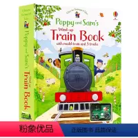 蒸汽火车 轨道书 [正版]Usborne轨道书 wind up bus train 发条小巴士火车轨道书 busy ca