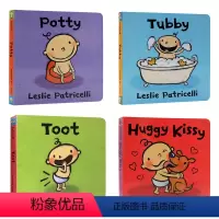 4册套装一 [正版]小脏孩绘本小毛孩一根毛英语绘本 Potty No No Yes Yes Yummy Yucky 0