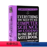 学霸笔记 计算机科学与编码 [正版]进口英文原版美国中学生优等生笔记几何化学生物历史数学科学计算机代数Everythin