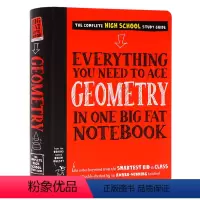 学霸笔记 几何 [正版]进口英文原版美国中学生优等生笔记几何化学生物历史数学科学计算机代数Everything You
