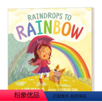 从雨滴到彩虹 [正版]彩虹 英国小瓢虫宝宝触摸书 英文原版绘本 Baby Touch Rainbow 认知启蒙大开本纸