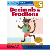 [5年级]分数和小数 [正版]Kumon 数学加减乘除法 Calculation Math Workbooks G1-G