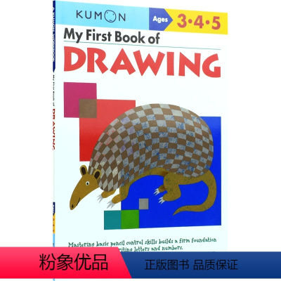 手工系列:绘画书[3-5岁] [正版]2-9岁Kumon 公文式教育 英语数学 手工益智 My Book of Wor