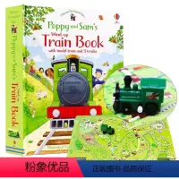 [蒸汽火车轨道书]Poppy and Sam's Wind-Up Train [正版]Usborne 发条轨道书 Win