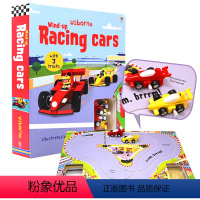 [小赛车轨道书] Wind-up Racing Cars [正版]Usborne 发条轨道书 Wind up bus/t