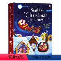 [圣诞之旅轨道书]Santa's Christmas Journey with Wind-Up Sleigh [正版]U