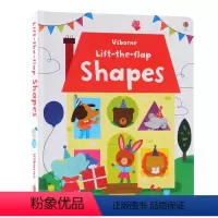 形状 [正版]200元4件Usborne翻翻书Lift the Flap字母单词数字天气英文原版绘本英语启蒙纸板书立体书