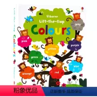 色彩认知 [正版]200元4件Usborne翻翻书Lift the Flap字母单词数字天气英文原版绘本英语启蒙纸板书立