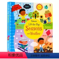 季节天气 [正版]200元4件Usborne翻翻书Lift the Flap字母单词数字天气英文原版绘本英语启蒙纸板书立