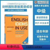 [中级]剑桥惯用语(附答案) [正版]剑桥英语语法 剑桥初级英语语法Grammar in Use剑桥中级英语语法
