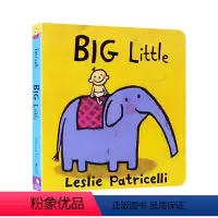 Big Little 宝宝大与小 [正版]宝宝英语绘本 一根毛小脏孩 小毛孩系列8册儿童纸板书幼儿启蒙认知图画书0-3岁