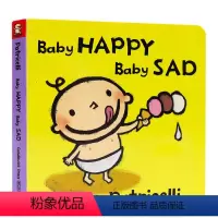 Baby HAPPY Baby SAD 宝宝开心难过 [正版]宝宝英语绘本 一根毛小脏孩 小毛孩系列8册儿童纸板书幼儿启