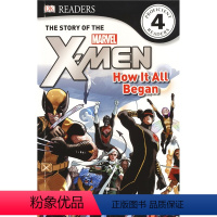 X战警:一切如何开始 [正版]DK Readers Marvel Spiderman Avengers X-Men Fa