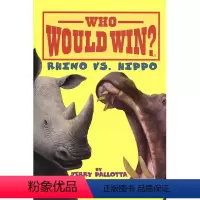 [犀牛VS河马]单册 [正版]6-10岁学乐英语分级绘本猜猜谁会赢系列之动物主题科普12册 Scholastic Who