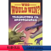 [三角龙VS棘龙]单册 [正版]6-10岁学乐英语分级绘本猜猜谁会赢系列之动物主题科普12册 Scholastic Wh