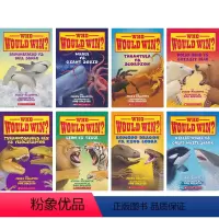 猜猜谁会赢8册 [正版]6-10岁学乐英语分级绘本猜猜谁会赢系列之动物主题科普12册 Scholastic Who Wo