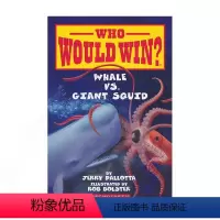 [鲸鱼VS巨型章鱼]单册 [正版]6-10岁学乐英语分级绘本猜猜谁会赢系列之动物主题科普12册 Scholastic W
