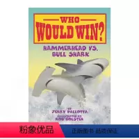 [双髻鲨VS牛鲨]单册 [正版]6-10岁学乐英语分级绘本猜猜谁会赢系列之动物主题科普12册 Scholastic Wh