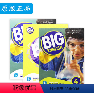 4级别(书+册+TVbook)赠课件 [正版]巴布阅读 第二版big English培生朗文新版big English第