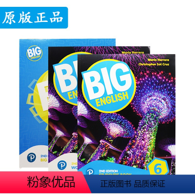 6级别学生套装(书+册+TVbook)含朗文小英赠白板课件 [正版]巴布阅读 第二版big English培生朗文新版b