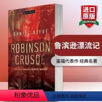 鲁滨逊漂流记 [正版]鲁滨逊漂流记 英文原版 Robinson Crusoe 笛福 世界经典名著 中世纪的荒野求生小说