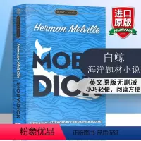 白鲸. [正版]白鲸 英文原版小说 Moby Dick 世界文学名著 赫尔曼梅尔维尔 英文版进口原版英语书籍搭百年孤独小