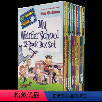 我的疯狂学校3第三季12册套装 [正版]华研原版 疯狂学校第一季1-4册盒装 英文原版 My Weird School