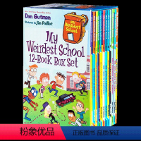 疯狂学校第四季12册盒装 [正版]华研原版 疯狂学校第一季1-4册盒装 英文原版 My Weird School 美国小