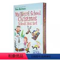 疯狂的学校 圣诞节3册套装 [正版]华研原版 疯狂学校第一季1-4册盒装 英文原版 My Weird School 美国