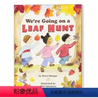 我们一起捡树叶 [正版]我们一起捡树叶 英文原版 We're Going on a Leaf Hunt 押韵绘本 英语词